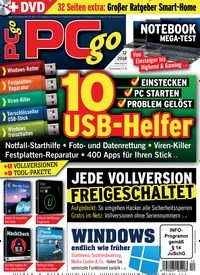 Titelbild der Ausgabe 12/2018 von PC go Premium Gold. Diese Zeitschrift und viele weitere Computerzeitschriften, Tabletmagazine und Smartphonemagazine als Abo oder epaper bei United Kiosk online kaufen.