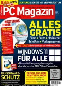 Titelbild der Ausgabe 2/2022 von PC Magazin. Diese Zeitschrift und viele weitere Computerzeitschriften, Tabletmagazine und Smartphonemagazine als Abo oder epaper bei United Kiosk online kaufen.