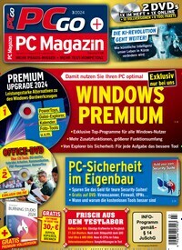 Titelbild der Ausgabe 3/2024 von PC Magazin. Diese Zeitschrift und viele weitere Computerzeitschriften, Tabletmagazine und Smartphonemagazine als Abo oder epaper bei United Kiosk online kaufen.