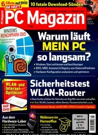 Titelbild der Ausgabe 7/2020 von PC Magazin. Diese Zeitschrift und viele weitere Computerzeitschriften, Tabletmagazine und Smartphonemagazine als Abo oder epaper bei United Kiosk online kaufen.