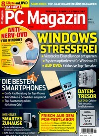 Titelbild der Ausgabe 7/2022 von PC Magazin. Diese Zeitschrift und viele weitere Computerzeitschriften, Tabletmagazine und Smartphonemagazine als Abo oder epaper bei United Kiosk online kaufen.