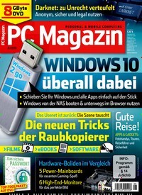 Titelbild der Ausgabe 8/2018 von PC Magazin. Diese Zeitschrift und viele weitere Computerzeitschriften, Tabletmagazine und Smartphonemagazine als Abo oder epaper bei United Kiosk online kaufen.