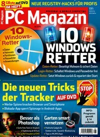 Titelbild der Ausgabe 8/2019 von PC Magazin. Diese Zeitschrift und viele weitere Computerzeitschriften, Tabletmagazine und Smartphonemagazine als Abo oder epaper bei United Kiosk online kaufen.