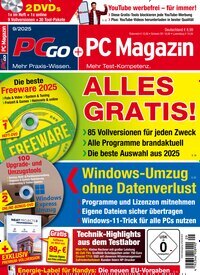 Titelbild der Ausgabe 9/2025 von PC Magazin. Diese Zeitschrift und viele weitere Computerzeitschriften, Tabletmagazine und Smartphonemagazine als Abo oder epaper bei United Kiosk online kaufen.