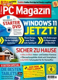 Titelbild der Ausgabe 11/2021 von PC Magazin. Diese Zeitschrift und viele weitere Computerzeitschriften, Tabletmagazine und Smartphonemagazine als Abo oder epaper bei United Kiosk online kaufen.