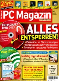 Titelbild der Ausgabe 12/2022 von PC Magazin. Diese Zeitschrift und viele weitere Computerzeitschriften, Tabletmagazine und Smartphonemagazine als Abo oder epaper bei United Kiosk online kaufen.