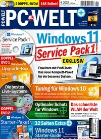 Titelbild der Ausgabe 4/2022 von PC Welt. Diese Zeitschrift und viele weitere Computerzeitschriften, Tabletmagazine und Smartphonemagazine als Abo oder epaper bei United Kiosk online kaufen.