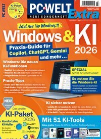 Titelbild der Ausgabe 7/2025 von PC Welt Sonderheft. Diese Zeitschrift und viele weitere Computerzeitschriften, Tabletmagazine und Smartphonemagazine als Abo oder epaper bei United Kiosk online kaufen.
