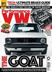 Titelbild der Ausgabe 13/2023 von Performance VW. Diese Zeitschrift und viele weitere Automagazine und Motorradzeitschriften als Abo oder epaper bei United Kiosk online kaufen.
