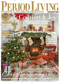 Titelbild der Ausgabe 12/2023 von Period Living. Diese Zeitschrift und viele weitere Gartenzeitschriften und Wohnzeitschriften als Abo oder epaper bei United Kiosk online kaufen.