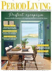 Titelbild der Ausgabe 424/2025 von Period Living. Diese Zeitschrift und viele weitere Gartenzeitschriften und Wohnzeitschriften als Abo oder epaper bei United Kiosk online kaufen.