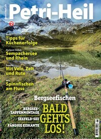 Titelbild der Ausgabe 6/2023 von Petri-Heil. Diese Zeitschrift und viele weitere Sportmagazine als Abo oder epaper bei United Kiosk online kaufen.