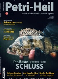 Titelbild der Ausgabe 12/2019 von Petri-Heil. Diese Zeitschrift und viele weitere Sportmagazine als Abo oder epaper bei United Kiosk online kaufen.