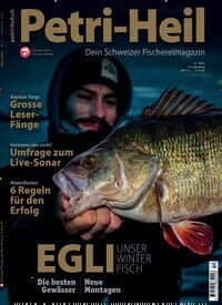Titelbild der Ausgabe 12/2022 von Petri-Heil. Diese Zeitschrift und viele weitere Sportmagazine als Abo oder epaper bei United Kiosk online kaufen.