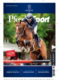 Titelbild der Ausgabe 6/2026 von Pferd + Sport Holsteiner. Diese Zeitschrift und viele weitere Sportmagazine als Abo oder epaper bei United Kiosk online kaufen.