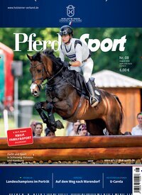 Titelbild der Ausgabe 8/2026 von Pferd + Sport Holsteiner. Diese Zeitschrift und viele weitere Sportmagazine als Abo oder epaper bei United Kiosk online kaufen.