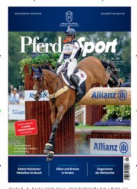 Titelbild der Ausgabe 9/2026 von Pferd + Sport Holsteiner. Diese Zeitschrift und viele weitere Sportmagazine als Abo oder epaper bei United Kiosk online kaufen.