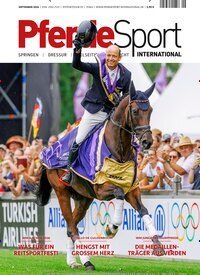 Titelbild der Ausgabe 9/2026 von PferdeSport International. Diese Zeitschrift und viele weitere Sportmagazine als Abo oder epaper bei United Kiosk online kaufen.
