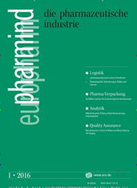 Titelbild der Ausgabe 1/2021 von pharmind die pharmazeutische industrie. Diese Zeitschrift und viele weitere Industriemagazine und Handwerkmagazine als Abo oder epaper bei United Kiosk online kaufen.