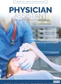 Titelbild der Ausgabe 1/2026 von Physician Assistant. Diese Zeitschrift und viele weitere Pflegezeitschriften und medizinische Fachzeitschriften als Abo oder epaper bei United Kiosk online kaufen.