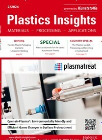 Titelbild der Ausgabe 2/2024 von Plastics Insights. Diese Zeitschrift und viele weitere Industriemagazine und Handwerkmagazine als Abo oder epaper bei United Kiosk online kaufen.