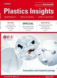 Titelbild der Ausgabe 3/2024 von Plastics Insights. Diese Zeitschrift und viele weitere Industriemagazine und Handwerkmagazine als Abo oder epaper bei United Kiosk online kaufen.