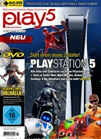 Titelbild der Ausgabe 1/2021 von Play5. Diese Zeitschrift und viele weitere Computerzeitschriften, Tabletmagazine und Smartphonemagazine als Abo oder epaper bei United Kiosk online kaufen.