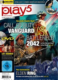 Titelbild der Ausgabe 1/2022 von Play5. Diese Zeitschrift und viele weitere Computerzeitschriften, Tabletmagazine und Smartphonemagazine als Abo oder epaper bei United Kiosk online kaufen.