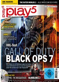 Titelbild der Ausgabe 1/2026 von Play5. Diese Zeitschrift und viele weitere Computerzeitschriften, Tabletmagazine und Smartphonemagazine als Abo oder epaper bei United Kiosk online kaufen.