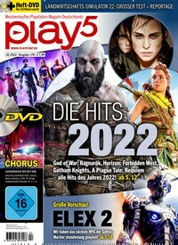 Titelbild der Ausgabe 2/2022 von Play5. Diese Zeitschrift und viele weitere Computerzeitschriften, Tabletmagazine und Smartphonemagazine als Abo oder epaper bei United Kiosk online kaufen.