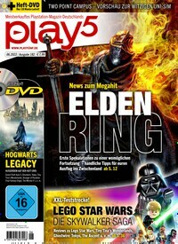 Titelbild der Ausgabe 6/2022 von Play5. Diese Zeitschrift und viele weitere Computerzeitschriften, Tabletmagazine und Smartphonemagazine als Abo oder epaper bei United Kiosk online kaufen.