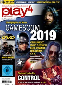 Titelbild der Ausgabe 10/2019 von Play5. Diese Zeitschrift und viele weitere Computerzeitschriften, Tabletmagazine und Smartphonemagazine als Abo oder epaper bei United Kiosk online kaufen.