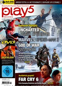 Titelbild der Ausgabe 11/2021 von Play5. Diese Zeitschrift und viele weitere Computerzeitschriften, Tabletmagazine und Smartphonemagazine als Abo oder epaper bei United Kiosk online kaufen.