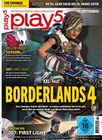 Titelbild der Ausgabe 11/2025 von Play5. Diese Zeitschrift und viele weitere Computerzeitschriften, Tabletmagazine und Smartphonemagazine als Abo oder epaper bei United Kiosk online kaufen.