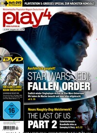 Titelbild der Ausgabe 12/2019 von Play5. Diese Zeitschrift und viele weitere Computerzeitschriften, Tabletmagazine und Smartphonemagazine als Abo oder epaper bei United Kiosk online kaufen.