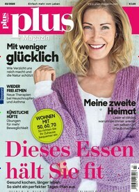 Titelbild der Ausgabe 3/2020 von plus Magazin. Diese Zeitschrift und viele weitere Frauenzeitschriften als Abo oder epaper bei United Kiosk online kaufen.