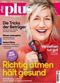 Titelbild der Ausgabe 11/2020 von plus Magazin. Diese Zeitschrift und viele weitere Frauenzeitschriften als Abo oder epaper bei United Kiosk online kaufen.