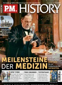 Titelbild der Ausgabe 2/2026 von PM History. Diese Zeitschrift und viele weitere Reisemagazine, Freizeitmagazine und Wissensmagazine als Abo oder epaper bei United Kiosk online kaufen.
