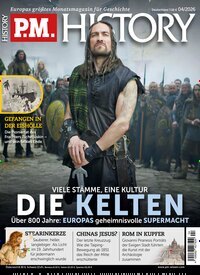 Titelbild der Ausgabe 4/2026 von PM History. Diese Zeitschrift und viele weitere Reisemagazine, Freizeitmagazine und Wissensmagazine als Abo oder epaper bei United Kiosk online kaufen.