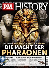 Titelbild der Ausgabe 7/2025 von PM History. Diese Zeitschrift und viele weitere Reisemagazine, Freizeitmagazine und Wissensmagazine als Abo oder epaper bei United Kiosk online kaufen.