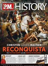 Titelbild der Ausgabe 8/2025 von PM History. Diese Zeitschrift und viele weitere Reisemagazine, Freizeitmagazine und Wissensmagazine als Abo oder epaper bei United Kiosk online kaufen.