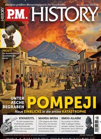 Titelbild der Ausgabe 9/2025 von PM History. Diese Zeitschrift und viele weitere Reisemagazine, Freizeitmagazine und Wissensmagazine als Abo oder epaper bei United Kiosk online kaufen.