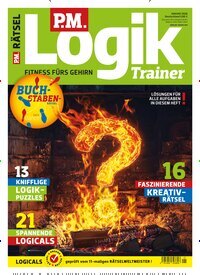 Titelbild der Ausgabe 1/2026 von PM Logik Trainer. Diese Zeitschrift und viele weitere Reisemagazine, Freizeitmagazine und Wissensmagazine als Abo oder epaper bei United Kiosk online kaufen.
