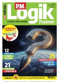 Titelbild der Ausgabe 3/2025 von PM Logik Trainer. Diese Zeitschrift und viele weitere Reisemagazine, Freizeitmagazine und Wissensmagazine als Abo oder epaper bei United Kiosk online kaufen.