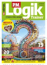 Titelbild der Ausgabe 9/2026 von PM Logik Trainer. Diese Zeitschrift und viele weitere Groschenromane und Rätselhefte als Abo oder epaper bei United Kiosk online kaufen.