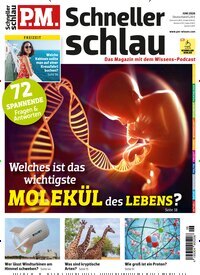 Titelbild der Ausgabe 6/2026 von PM Schneller schlau. Diese Zeitschrift und viele weitere Reisemagazine, Freizeitmagazine und Wissensmagazine als Abo oder epaper bei United Kiosk online kaufen.