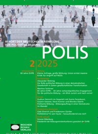Titelbild der Ausgabe 2/2025 von Polis. Diese Zeitschrift und viele weitere Zeitschriften für Pädagogik als Abo oder epaper bei United Kiosk online kaufen.