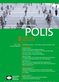 Titelbild der Ausgabe 2/2026 von Polis. Diese Zeitschrift und viele weitere Zeitschriften für Pädagogik als Abo oder epaper bei United Kiosk online kaufen.