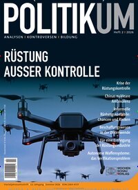 Titelbild der Ausgabe 2/2026 von Politikum. Diese Zeitschrift und viele weitere Wirtschaftsmagazine und Politikmagazine als Abo oder epaper bei United Kiosk online kaufen.