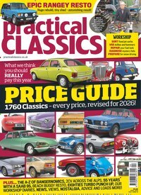 Titelbild der Ausgabe 4/2026 von practical classics. Diese Zeitschrift und viele weitere Automagazine und Motorradzeitschriften als Abo oder epaper bei United Kiosk online kaufen.